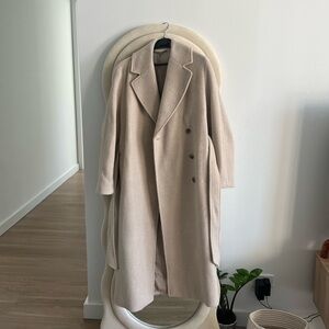& Other Stories Voluminous Belted Wool Coat